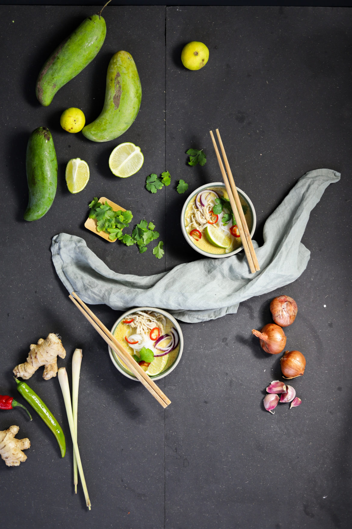 Thai Chicken Coconut Soup – Spicy!!